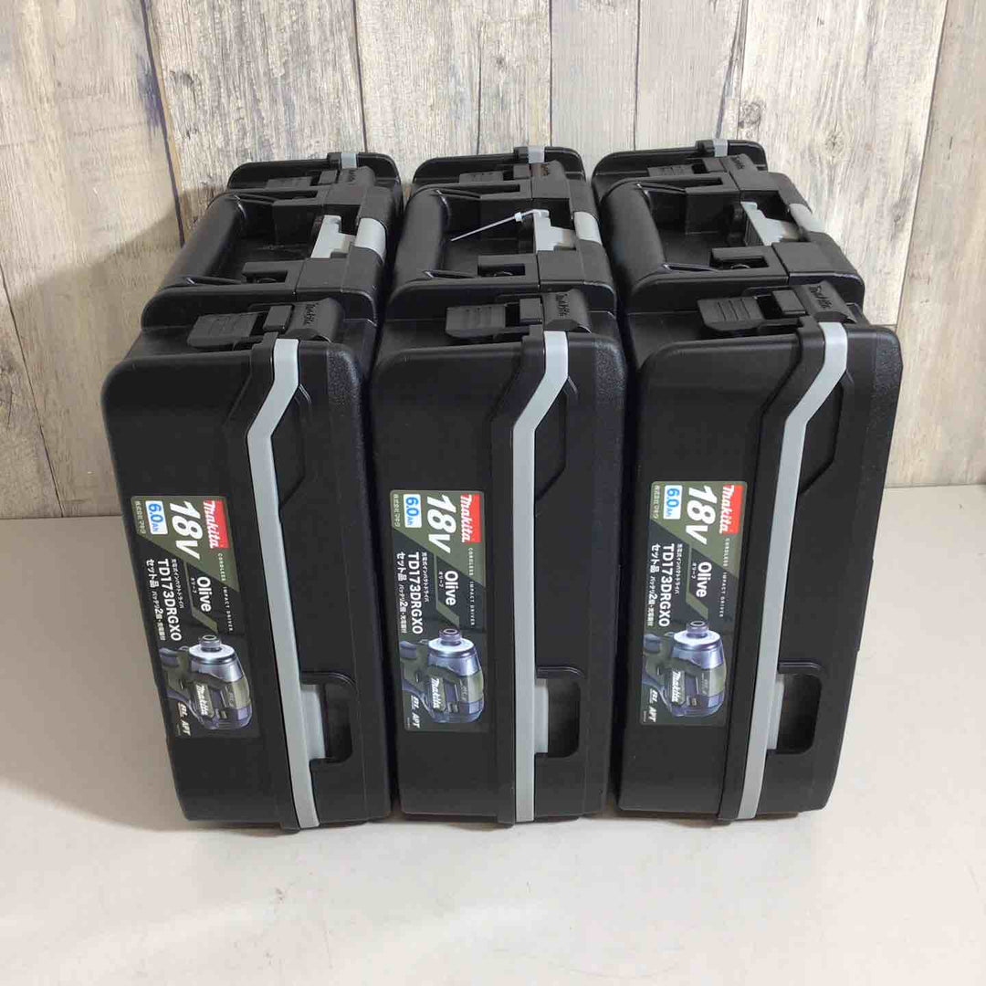【未使用品】マキタ(makita) コードレスインパクトドライバー TD173DRGXO オリーブ 3台セット【戸田店】