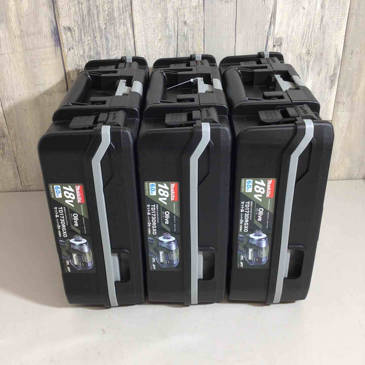 【未使用品】マキタ(makita) コードレスインパクトドライバー TD173DRGXO オリーブ 3台セット【戸田店】