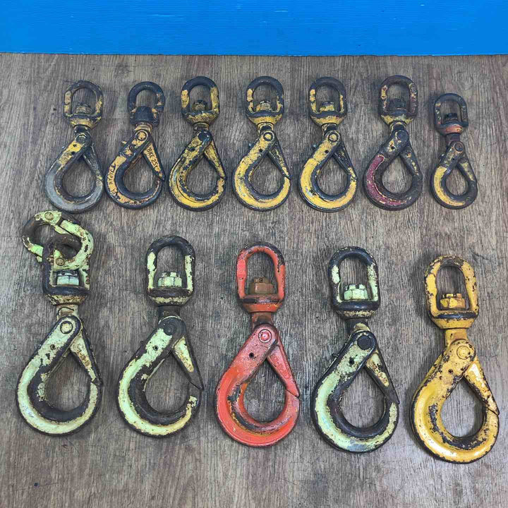 【中古品】スイベルフック色々12点まとめ　総重量34キロ【岩槻店】