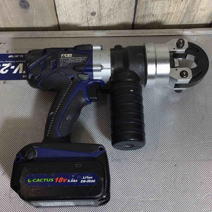 【美品】 カクタス CACTUS コードレス 油圧式 圧着工具 EV-250DL【戸田店】