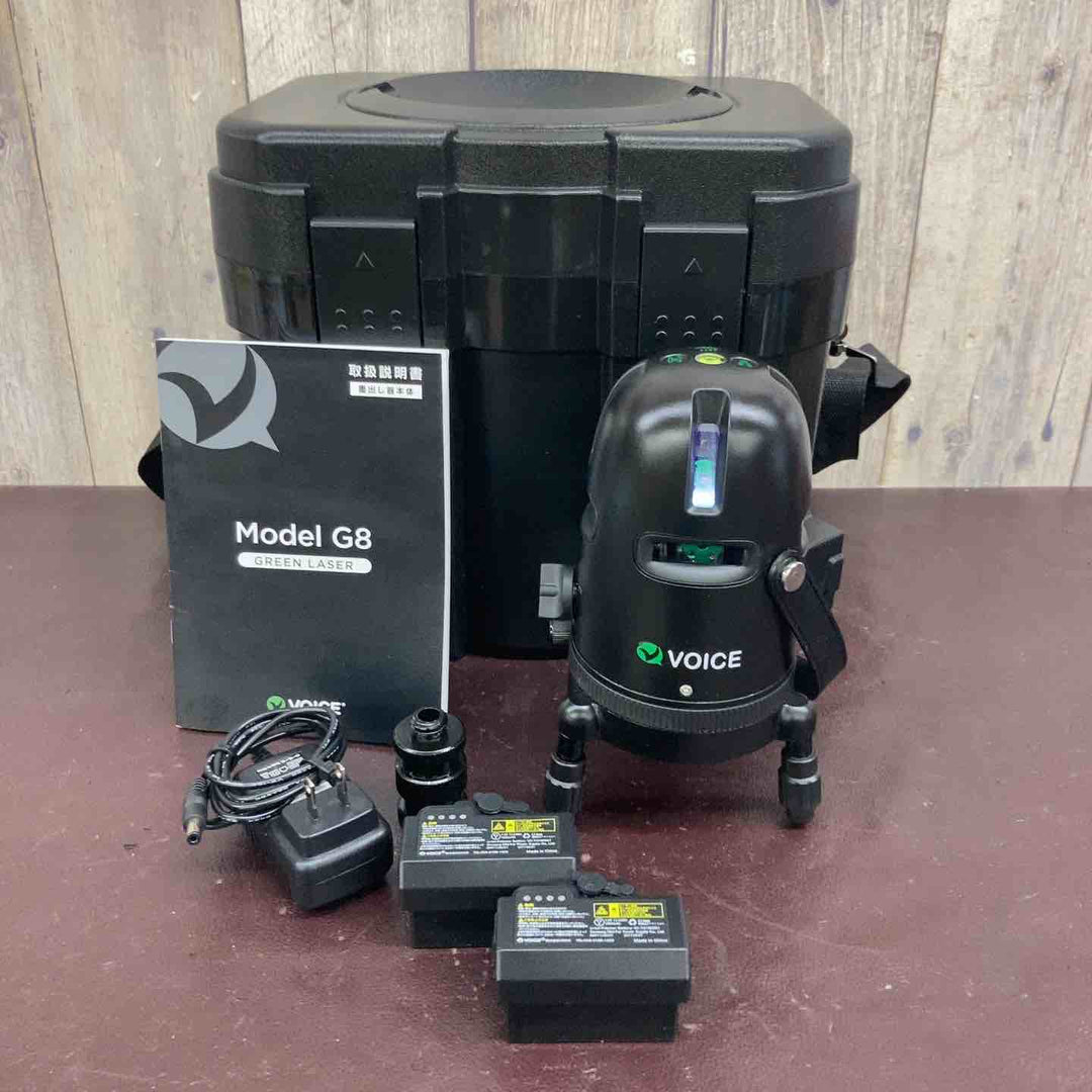 【中古品】VOICE レーザー墨出し器 フルライングリーンレーザー Model-G8【東大和店】
