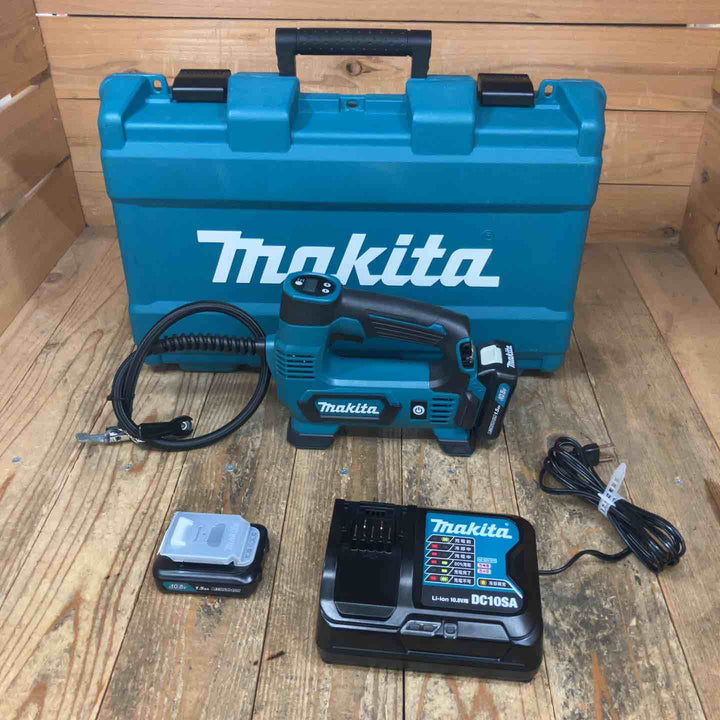 ☆マキタ(makita) コードレス空気入れ MP100DSH ケース(10.8V1.5Ahバッテリー*2、充電器)【所沢店】