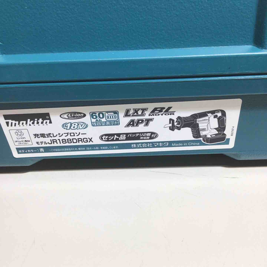 ★マキタ(makita) コードレスレシプロソー JR188DRGX【戸田店】