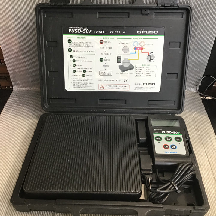 扶桑理化(FUSO) デジタルチャージングスケール(冷媒計量器) FUSO-50F【中古品】