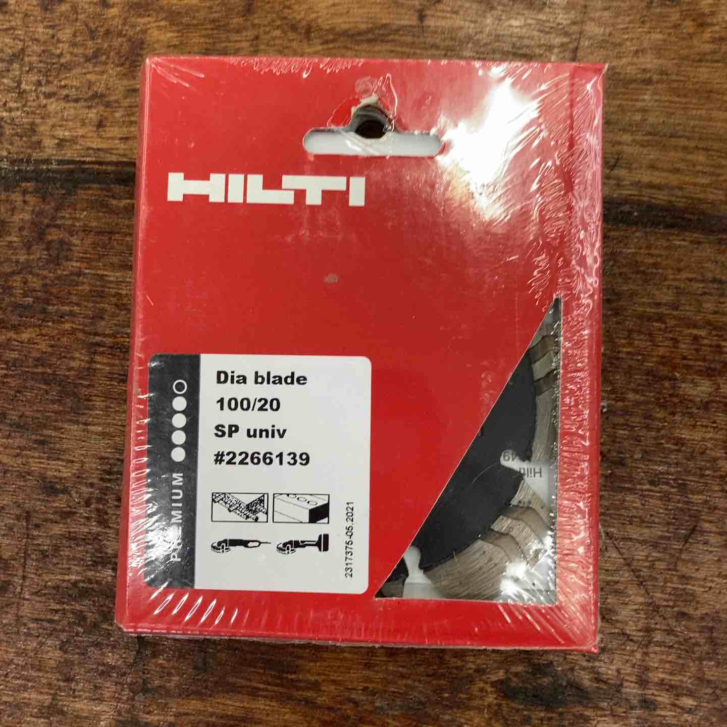 HILTI ヒルティ 100/20 SPX univ #2266139 Φ100 ダイヤモンドブレード 5枚セット【柏店】 HILTI ヒルティ 100/20 SPX univ #2266139 Φ100 ダイヤモンドブレード