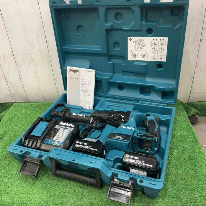 ★マキタ(makita) コードレスハンマドリル HR244DRGX 18V フルセット 動作確認済【川口店】