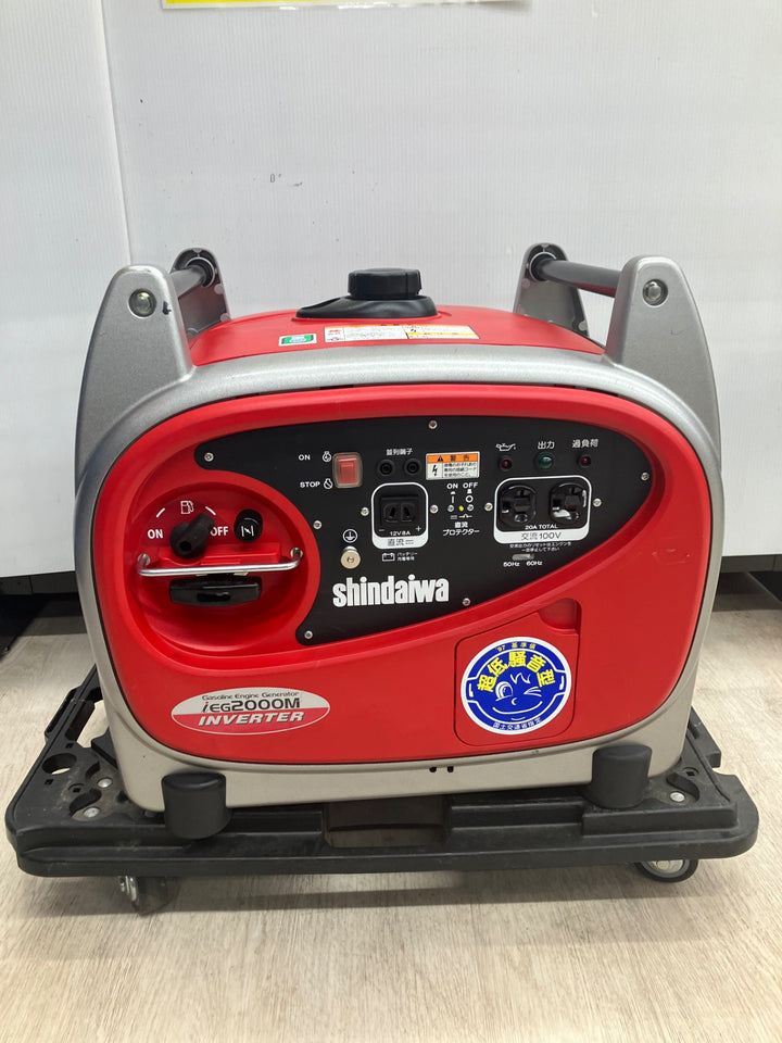 【店頭受取り限定】★新ダイワ(Shindaiwa) インバーター発電機 IEG2000M-Y　発電定格出力2000Ｗ　【川越店】