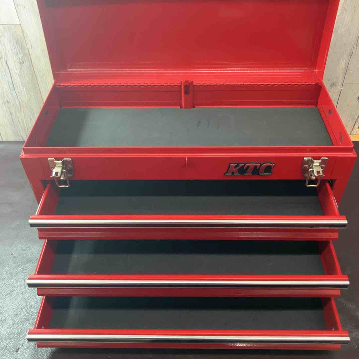 【中古品】◇京都機械工具(KTC) 3段ツールチェスト SKX0203 ※チェストのみ【東大和店】
