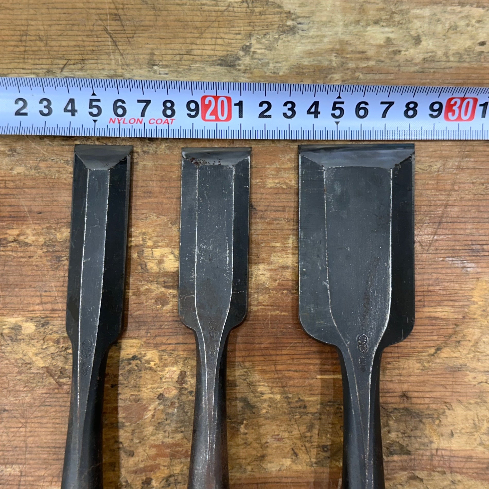 鑿　3点セット 鑿 3点セット 鑿 3本セット 古道具 大工道具 - 切削工具