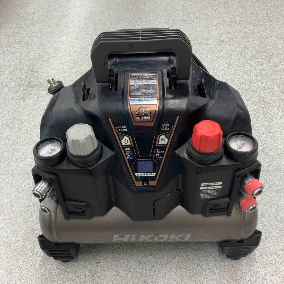 ★ハイコーキ(HIKOKI ※旧:日立工機) エアコンプレッサー EC1245H3 セキュリティ機能付【八潮店】