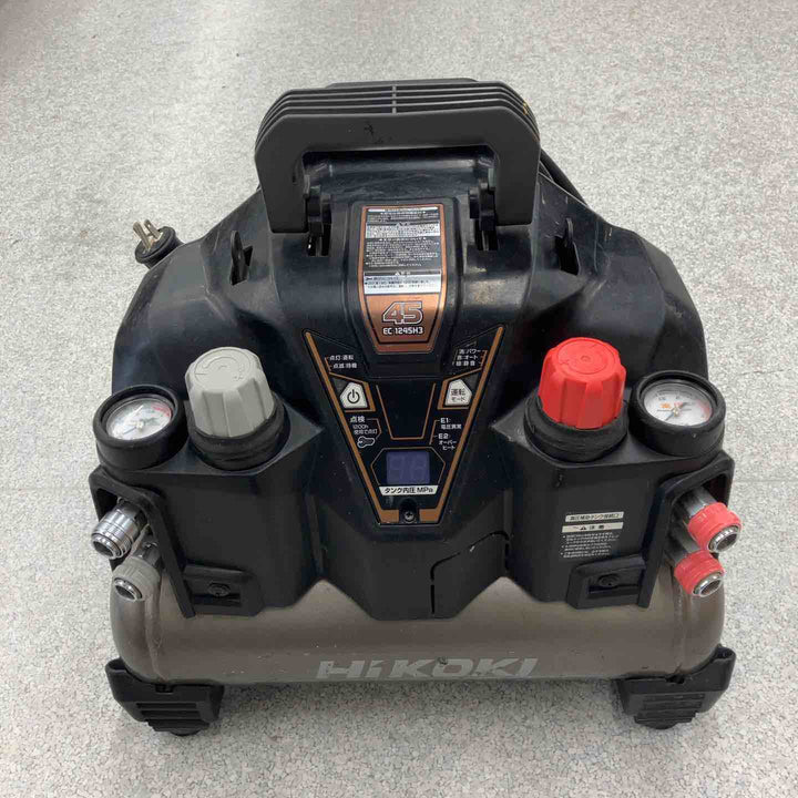 ★ハイコーキ(HIKOKI ※旧:日立工機) エアコンプレッサー EC1245H3 セキュリティ機能付【八潮店】
