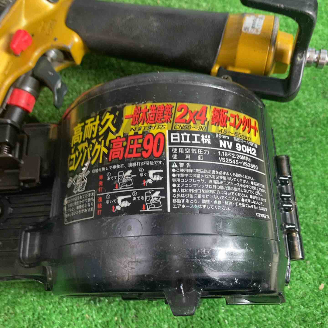 ★ハイコーキ(HIKOKI ※旧:日立工機) 高圧エア釘打ち機 NV90H2【草加店】