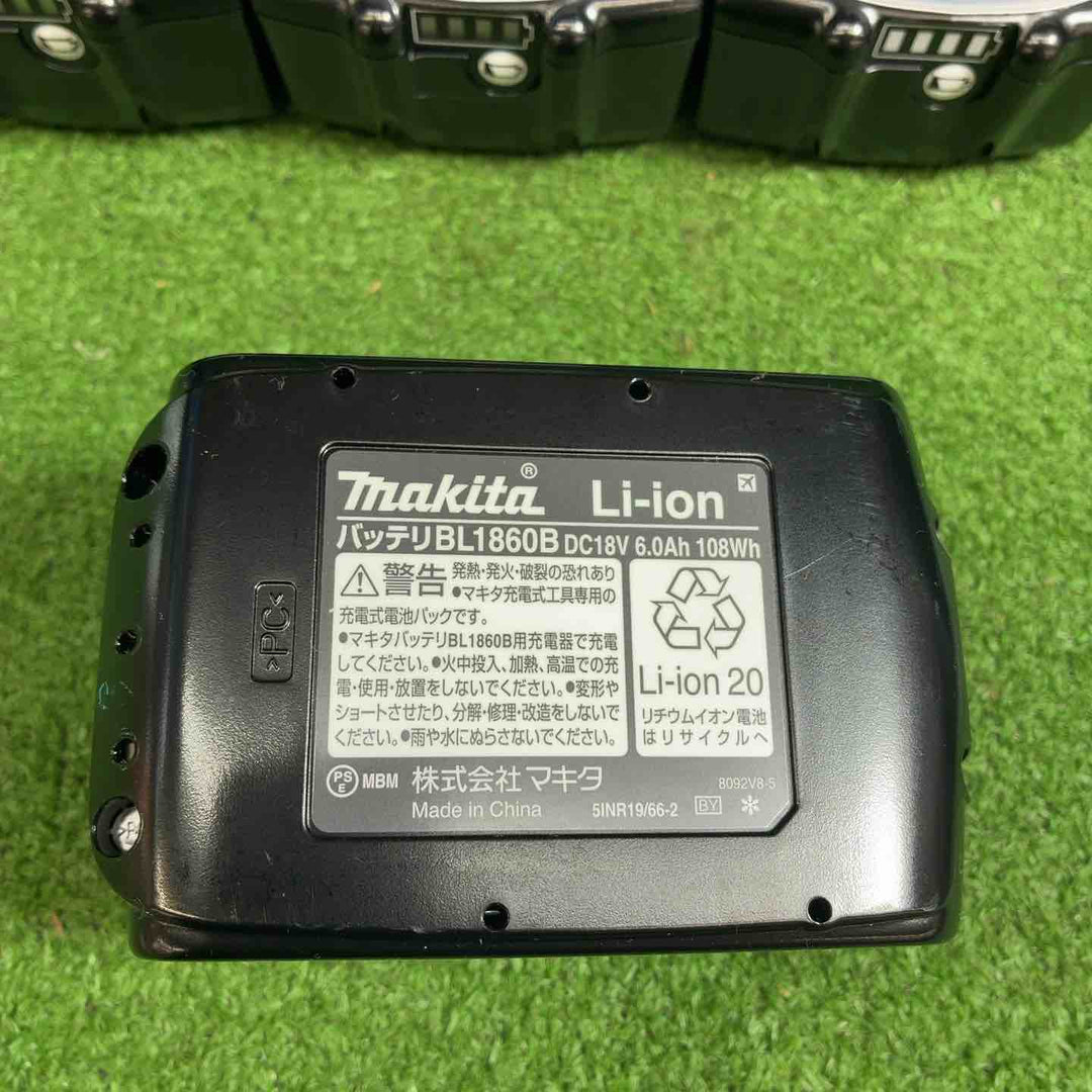 【８個セット】マキタ(makita) リチウムイオンバッテリー 18V/6.0Ah BL1860B【藤沢店】