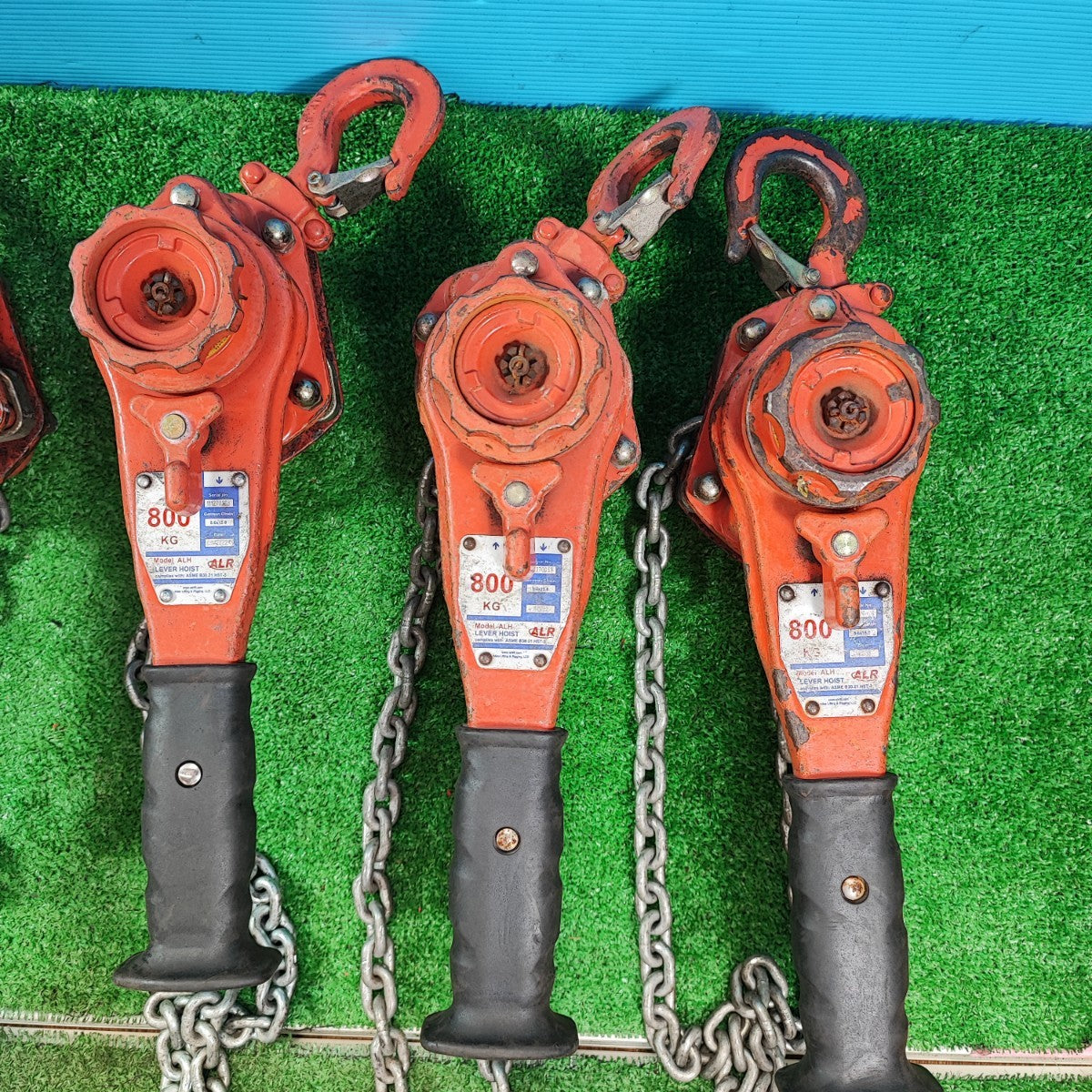 ▽レバーブロック 0.8t ALR社レバーホイスト 6個まとめ【岩槻店