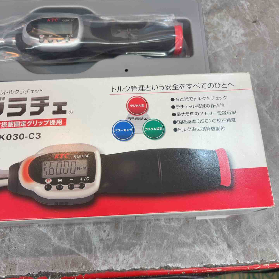 ◇KTC(京都機械工具) デジラチェ  GEK030-C3【八潮店】