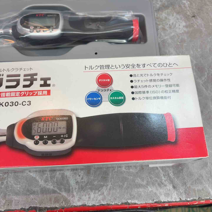 ◇KTC(京都機械工具) デジラチェ  GEK030-C3【八潮店】