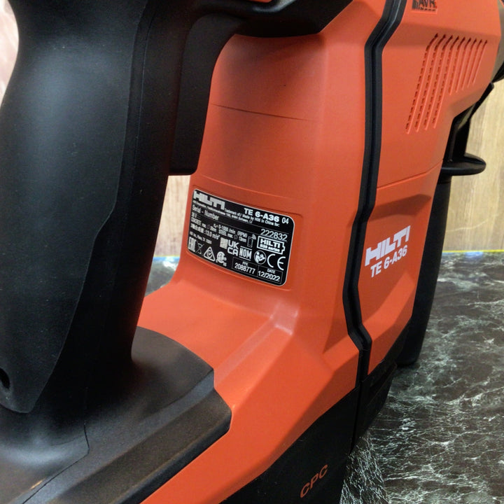 〇ヒルティ(HILTI)  コードレスハンマドリル TE6-A36 DRS【八潮店】