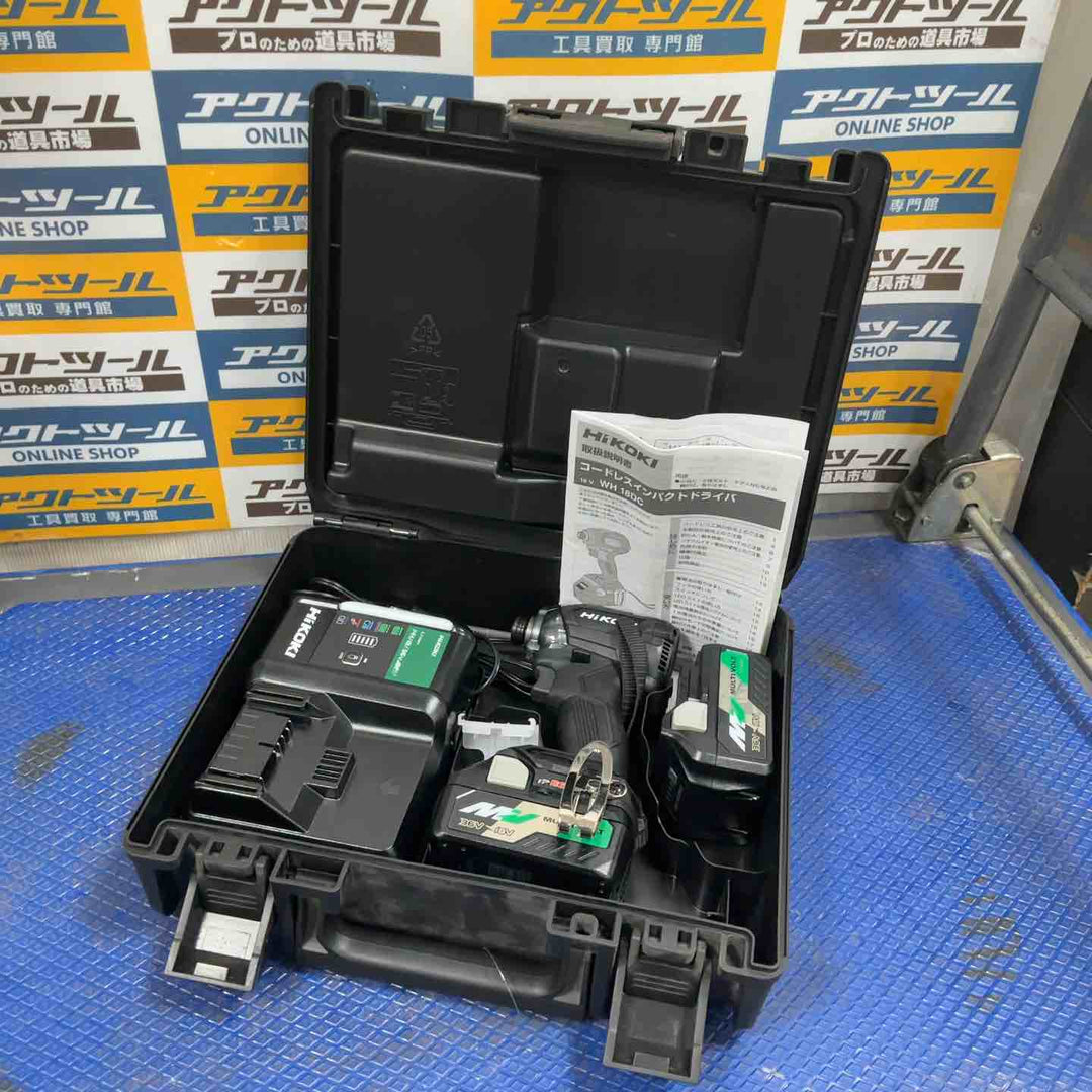★ハイコーキ(HIKOKI ※旧:日立工機) コードレスインパクトドライバー WH18DC(2XPB)【草加店】