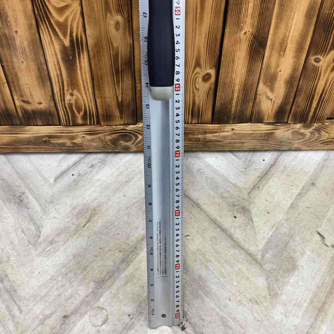 シンワ測定 カット師 W左基点 取手付 1000M 65093 アルミカッター定規 カット師１ｍ 併用目盛 取手付 【越谷店】