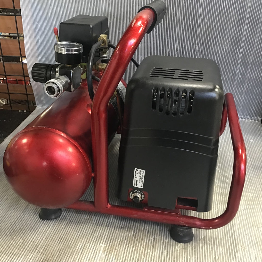 〇藤原産業 (SK11) オイルレス エアーコンプレッサー SR-045 タンク容量 4L SR-L04SPT-01【草加店】