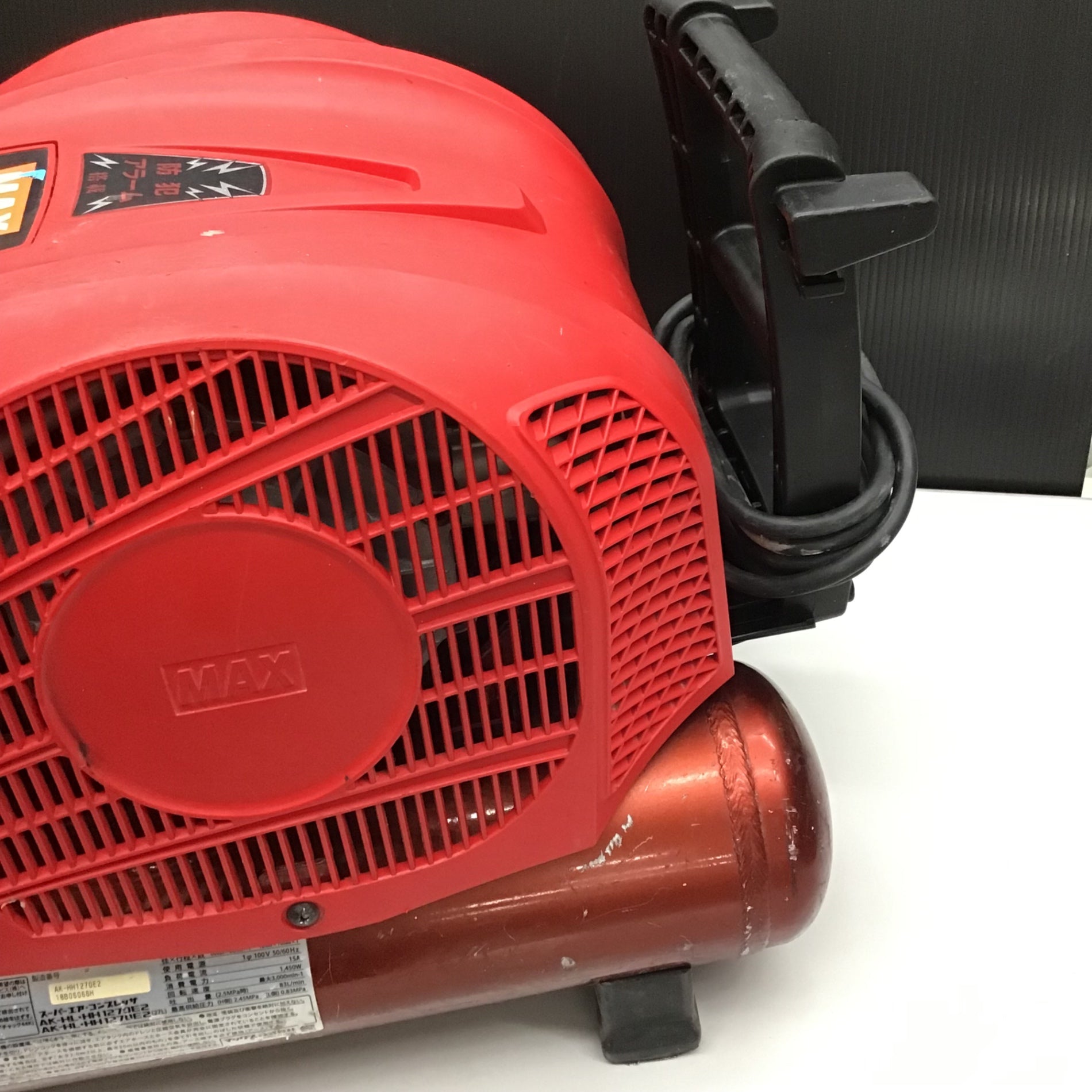 中古品】☆マックス MAX エアコンプレッサー AK-HH1270E2_レッド【戸田
