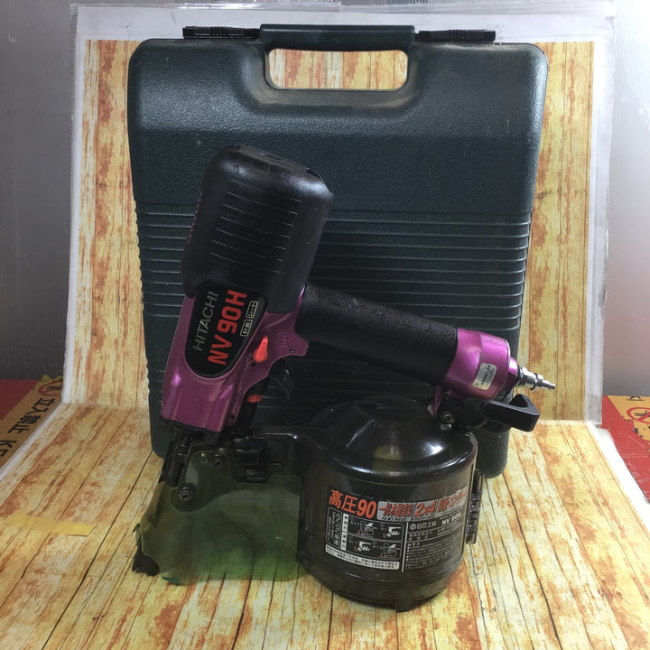 ★ハイコーキ(HIKOKI ※旧:日立工機) 高圧エア釘打ち機 NV90H【川崎店】