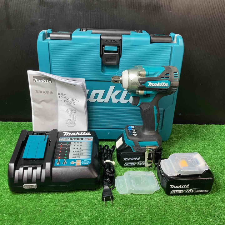 【美品】★マキタ(makita) コードレスインパクトレンチ TW300DRGX 18Vバッテリー2個付き！【岩槻店】