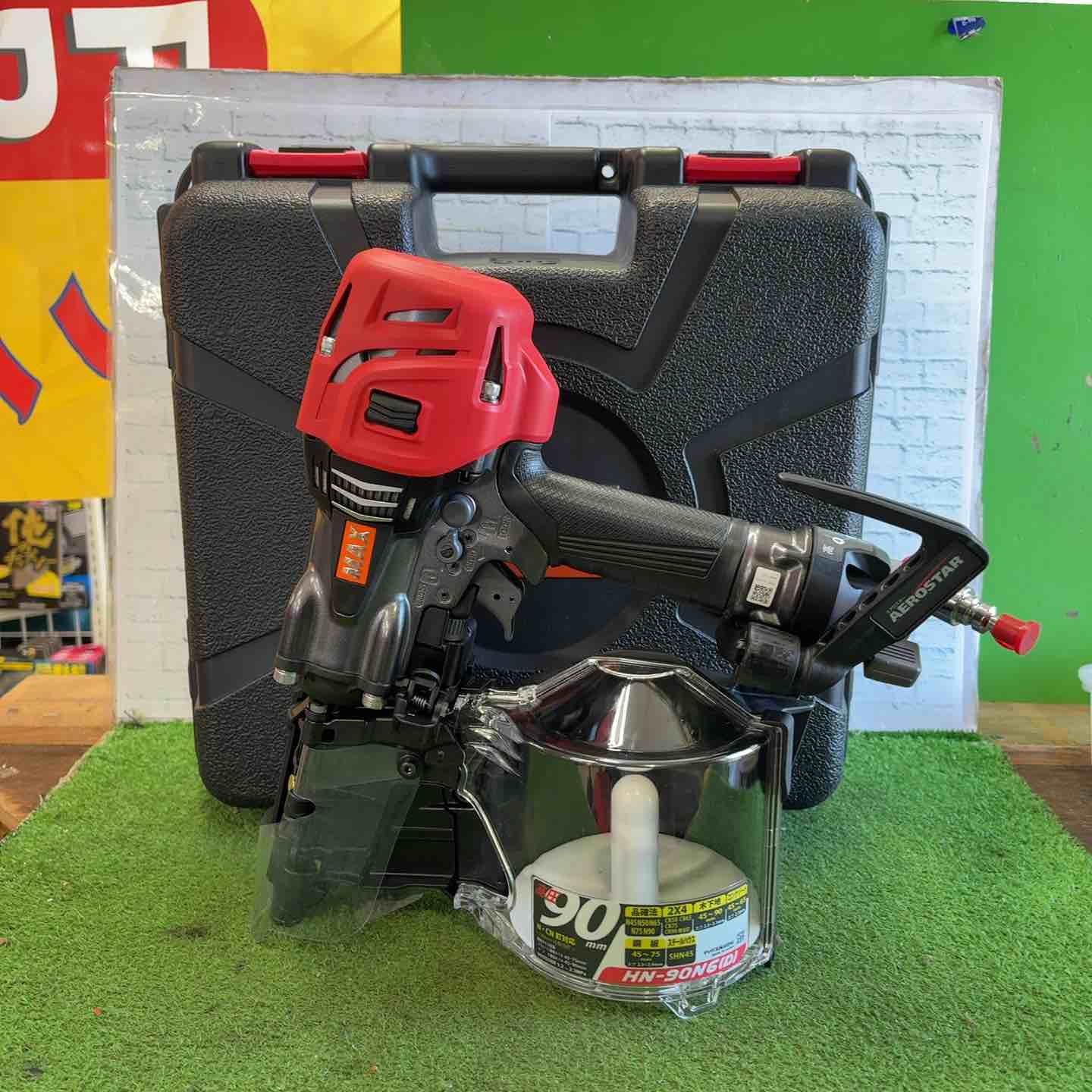 MAX HN-90 高圧釘打ち機【野田愛宕店】【店頭取引限定】【ジャンク】管理番号：ITMJMYS5BQAW MAX HN-90 高圧釘打機【野田愛宕店】【店頭取引限定】【中古】IT6YSUQH0J8Q