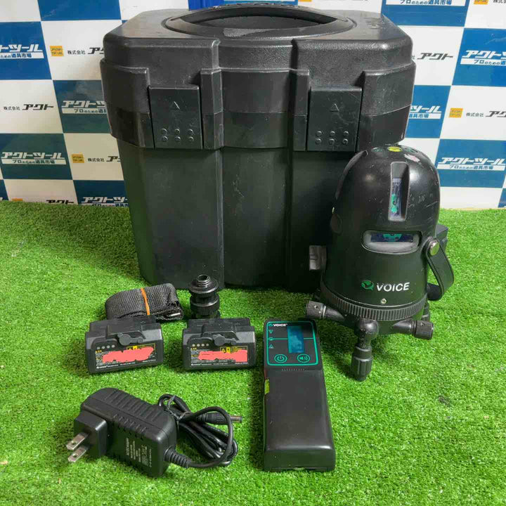 ◇VOICE レーザー墨出し器 フルライングリーンレーザー Model-G8【草加店】