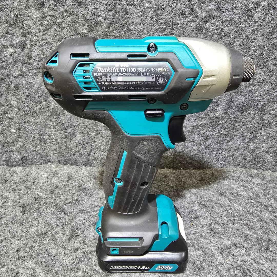 【中古品※スイッチ出力に波有り※】マキタ(makita) コードレスインパクトドライバー TD110DZ バッテリ付き！【桶川店】