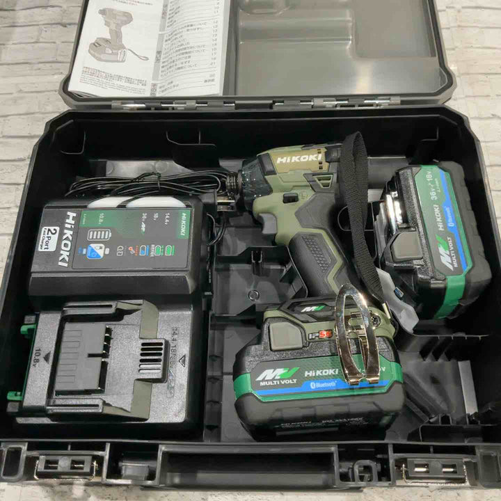 ★ハイコーキ(HIKOKI ※旧:日立工機) コードレスインパクトドライバ フォレストグリーン WH36DD(2XHGSZ)【川口店】