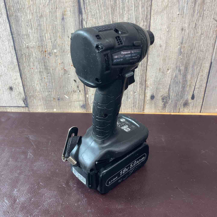 【中古品】パナソニック(Panasonic) コードレスインパクトドライバ EZ75A7PN2G-B ブラック 【東大和店】