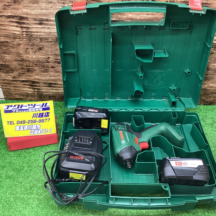 ボッシュ(BOSCH) 18Vバッテリーインパクトドライバー IPD118【川越店】