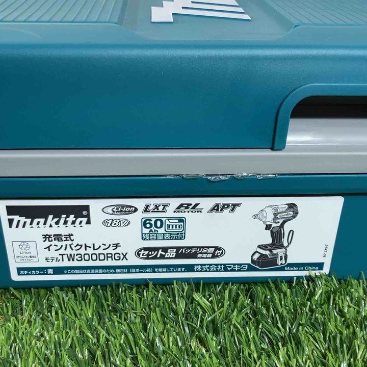 ★マキタ(makita) 18Vコードレスインパクトレンチ TW300DRGX 純正バッテリ付き【戸田店】