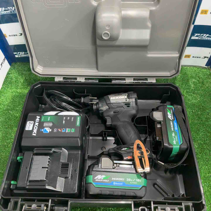 ★ハイコーキ(HIKOKI ※旧:日立工機) コードレスインパクトドライバ ストロングブラック WH36DD(2XHBSZ)【草加店】