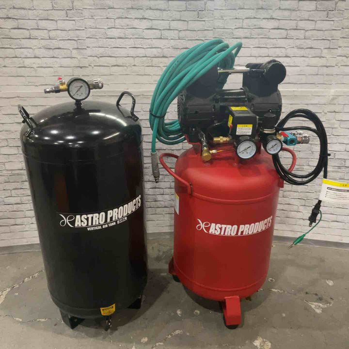 【店頭受取り限定】アストロプロダクツ エアコンプレッサー VSC071 サブタンク38L付き【川口店】