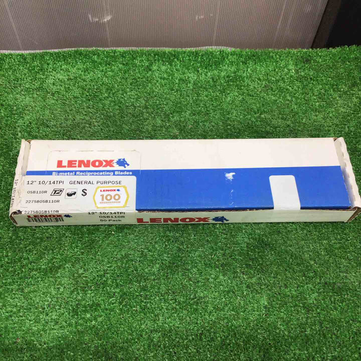 ◇レノックス(LENOX) バイメタルセーバーソーブレード 300mm 10/14山 (50枚) 22758OSB110R【草加店】