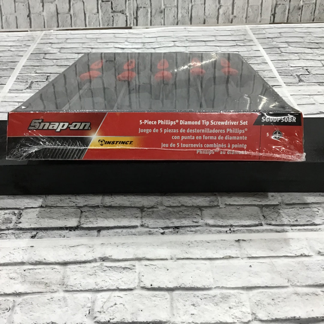 スナップオン(Snap-on) ダイアモンドブレードプラスドライバー5本セット SGDDP50BR 【川口店】