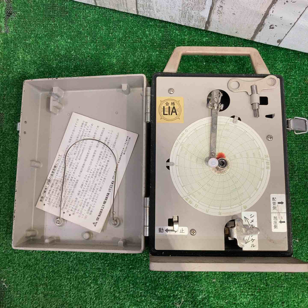 愛知時計電機 自記圧力計 25DM-1200型【町田店】