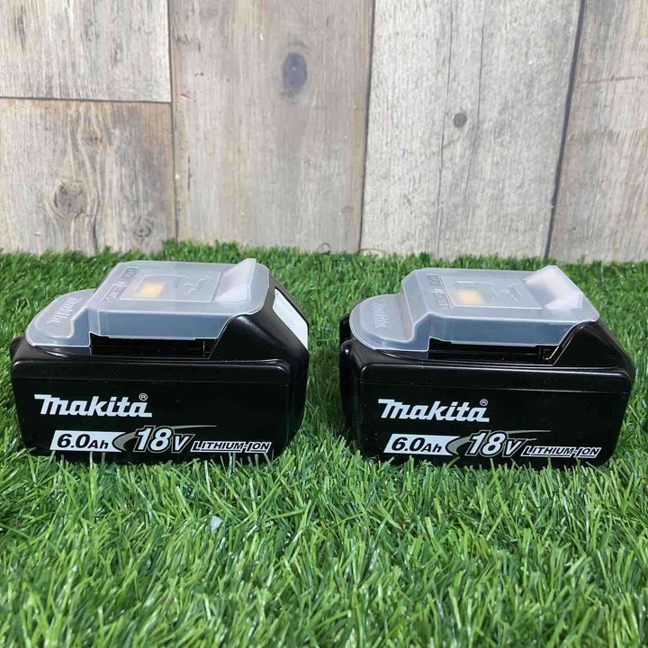 【未使用品】マキタ(makita) リチウムイオンバッテリー 18V/6.0Ah BL1860B 2個セット【戸田店】