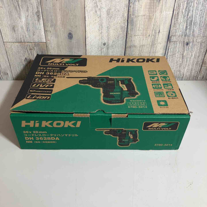 【未使用品】★ハイコーキ(HIKOKI ※旧:日立工機) コードレスハンマドリル DH3628DA(NN) 本体のみ【戸田店】