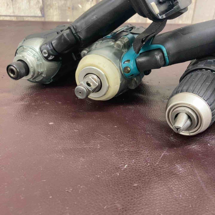 【中古品】マキタ(makita) インパクトドライバー TD137DRFXB 震動ドリルドライバー HP440DZ インパクトレンチ TW284DZ 3台セット【東大和店】