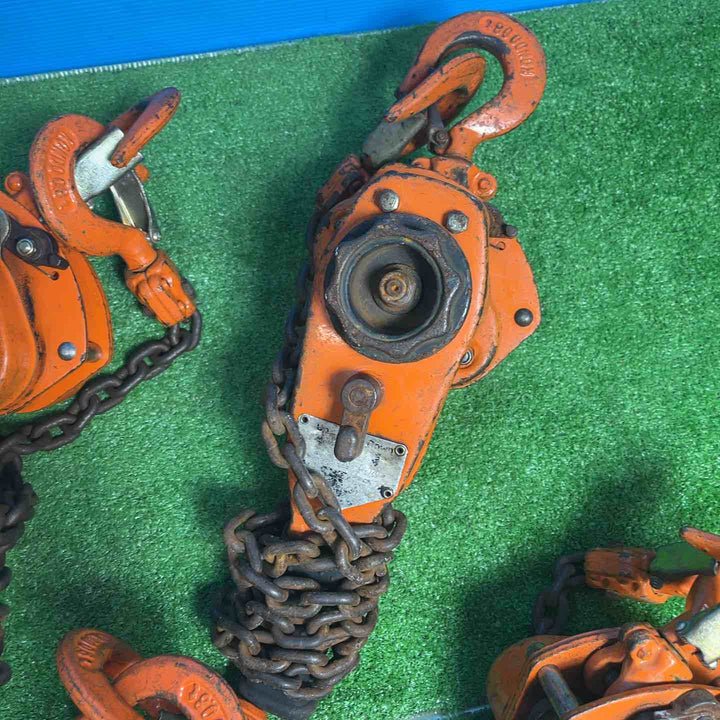 コンドーテック 0.8t レバーホイスト KC-0.8 6点まとめ レバーブロック 800kg【岩槻店】