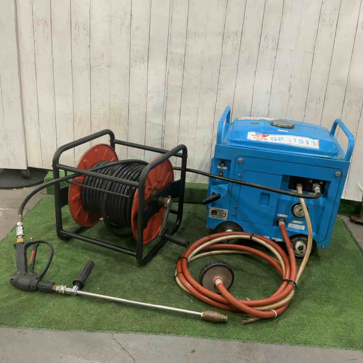 店頭受取り限定】フルテック エンジン高圧洗浄機 GBX1513 動作確認済