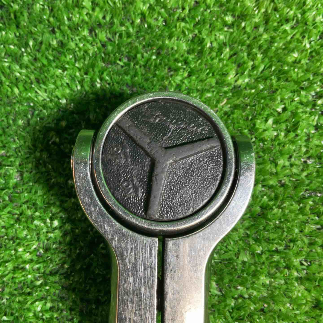 【中古品】 スナップオン Snap-on 限定カラ― ラチェットハンドル グリーングリップ 差込み角:9.5ｍｍ 3/8" スイブルヘッド 100ギア  FHNFD100G 【藤沢店】