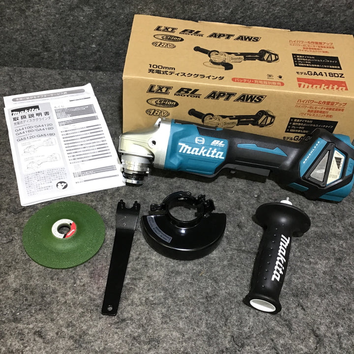 ★マキタ(makita) 100mmコードレスディスクグラインダ GA418DZ【桶川店】