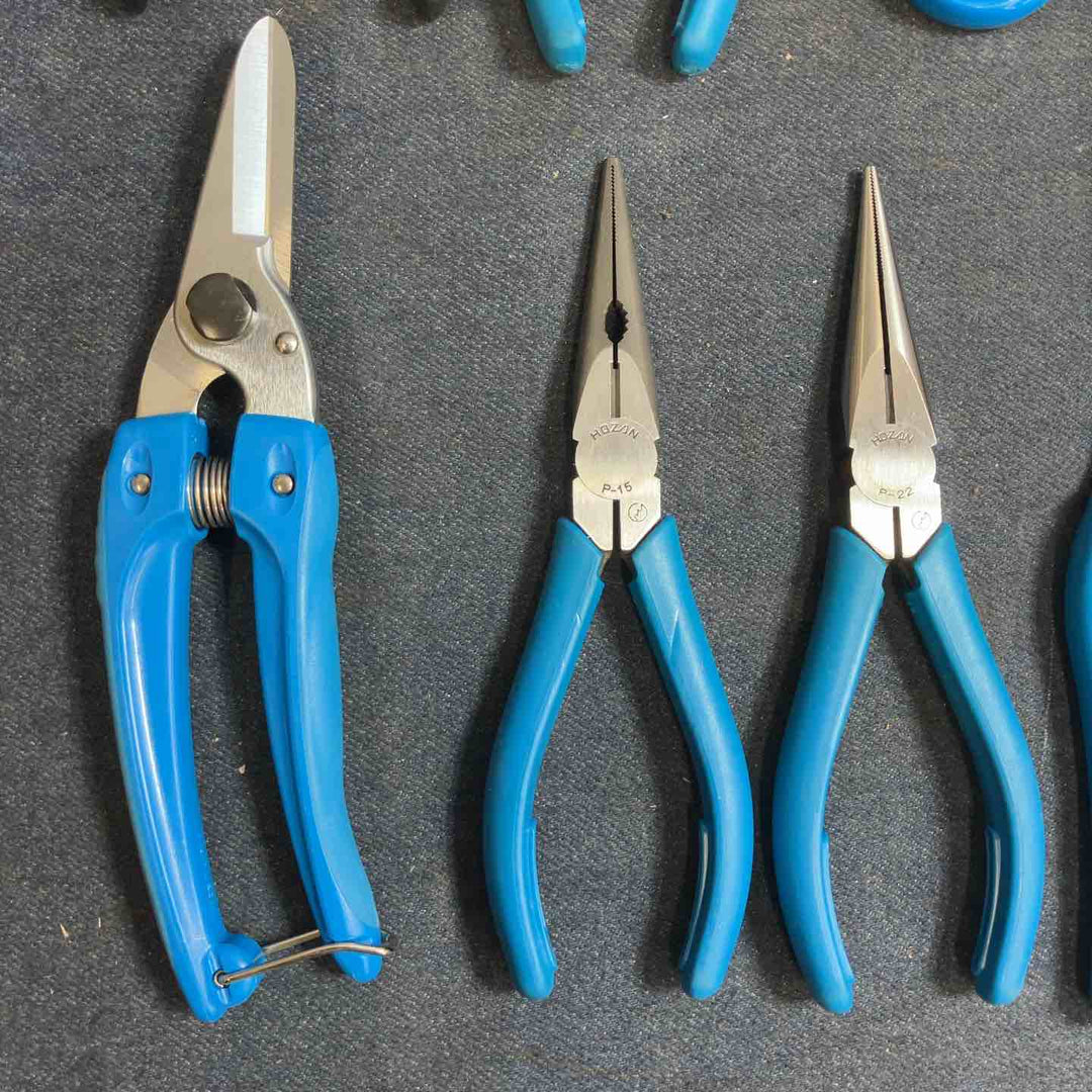 HOZAN ホーザン 工具11点 P-955 VA線ストリッパー 575034 圧着工具 N-14 P-245等 電気工事士 まとめ売り【八潮店】