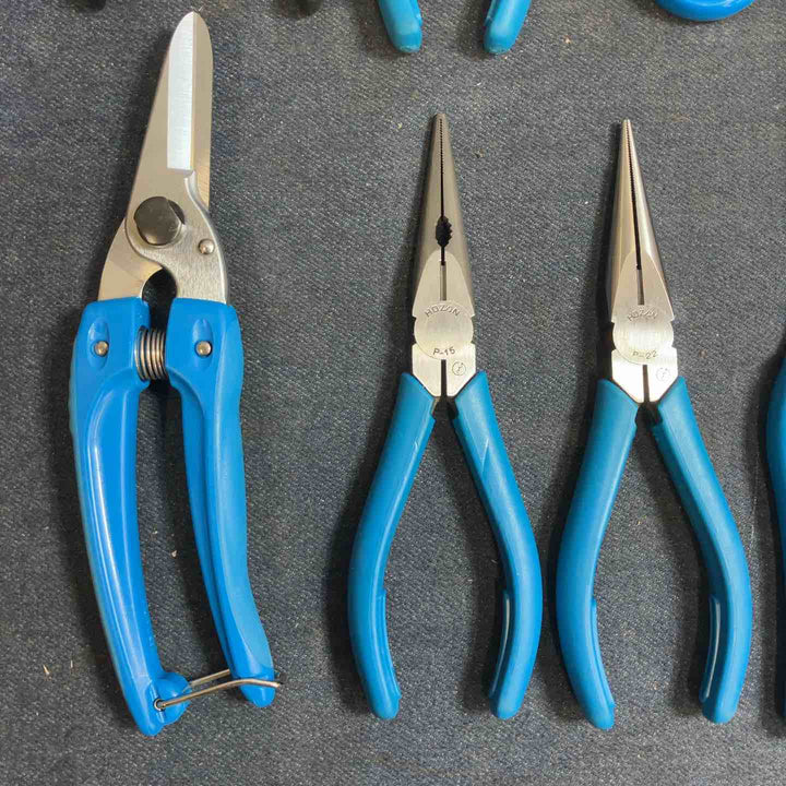 HOZAN ホーザン 工具11点 P-955 VA線ストリッパー 575034 圧着工具 N-14 P-245等 電気工事士 まとめ売り【八潮店】