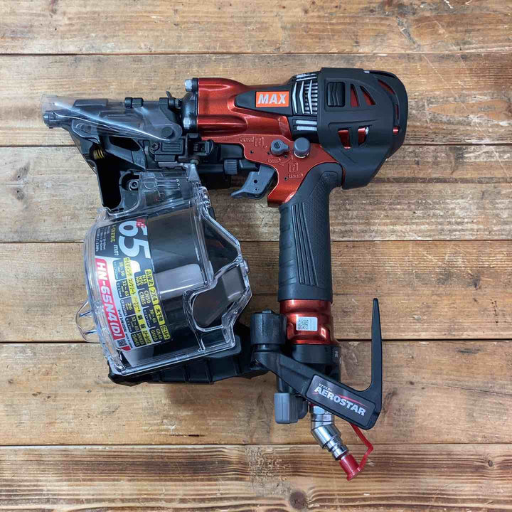 【未使用(店頭展示品)】限定特価★マックス(MAX) 高圧エア釘打ち機 HN-65N4(D)-R【東大和店】