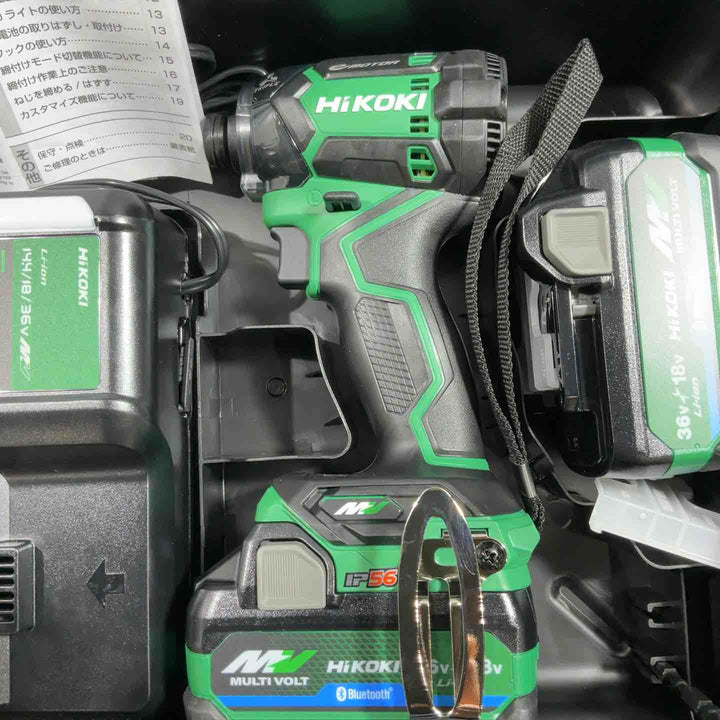 ★ハイコーキ(HIKOKI ※旧:日立工機) コードレスインパクトドライバー WH36DC(2XPSZ)(L)【川口店】